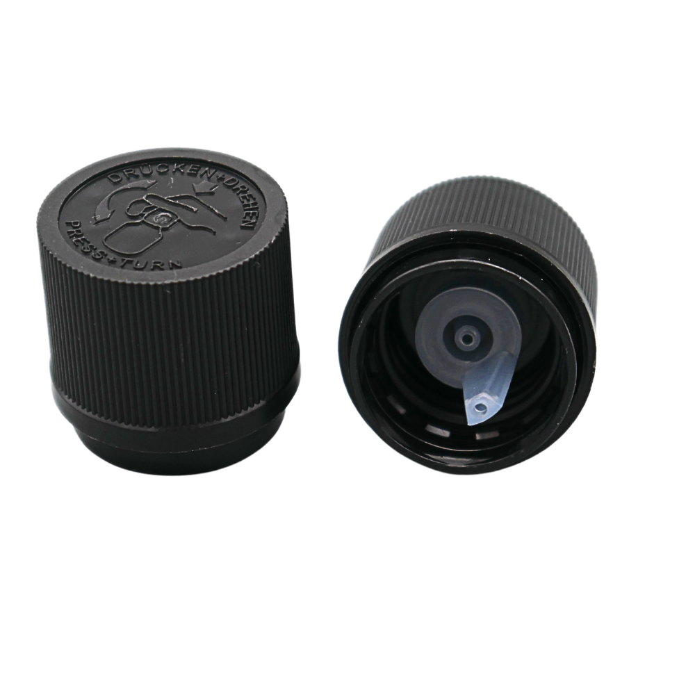 Senkrechttropfermontur 1,0mm schwarz, DIN18