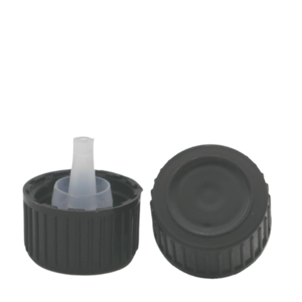 Tropfverschluss schwarz, DIN22