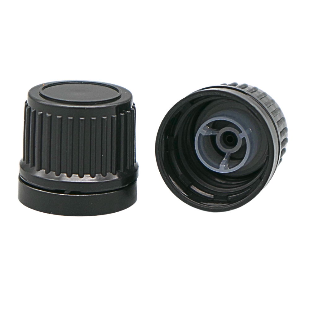 Verschluss schwarz mit Gießring, DIN18