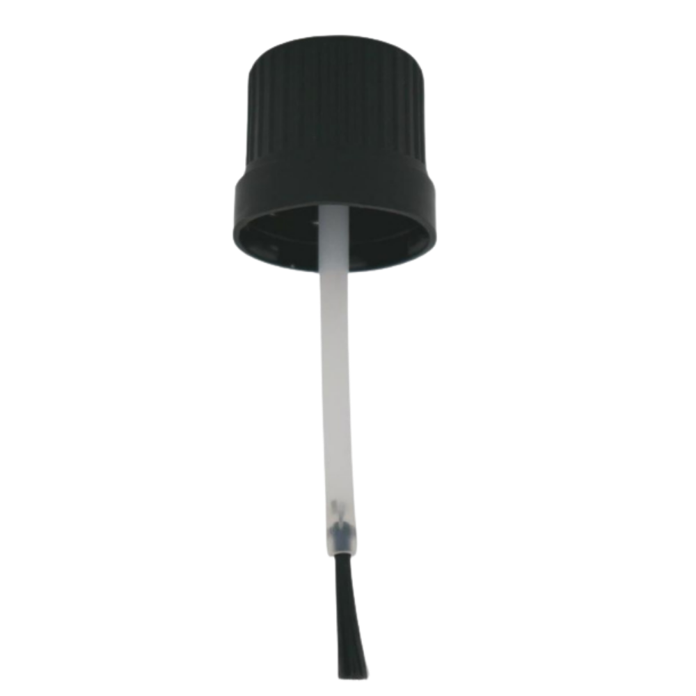 Pinsel-Verschluss schwarz, DIN18