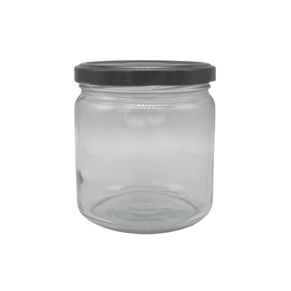 500ml Konservenglas mit schwarzem Twist-off
