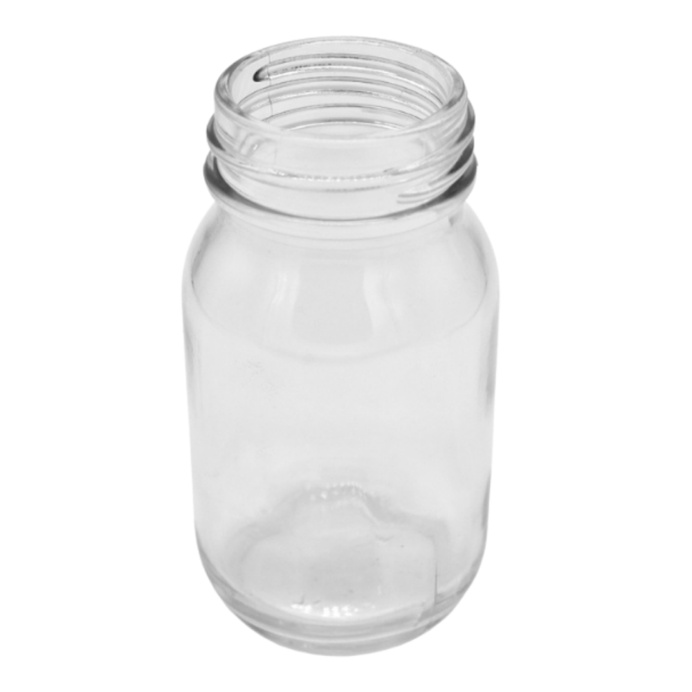 100ml Weithalsflasche klar