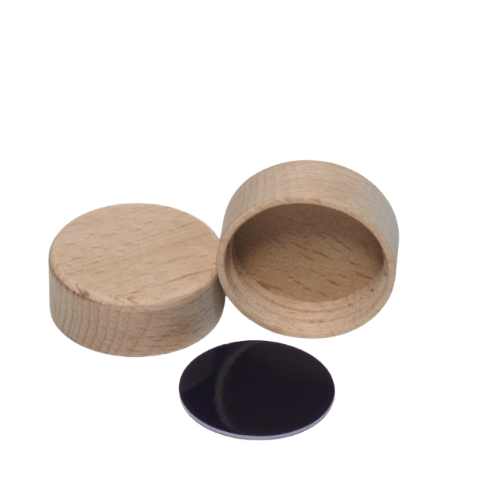 Holzverschluss für 15ml Glastiegel