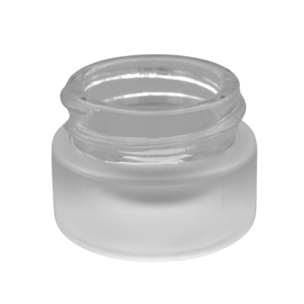 5ml Glastiegel matt