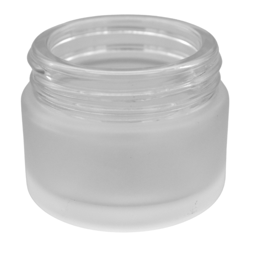 50ml Glastiegel matt