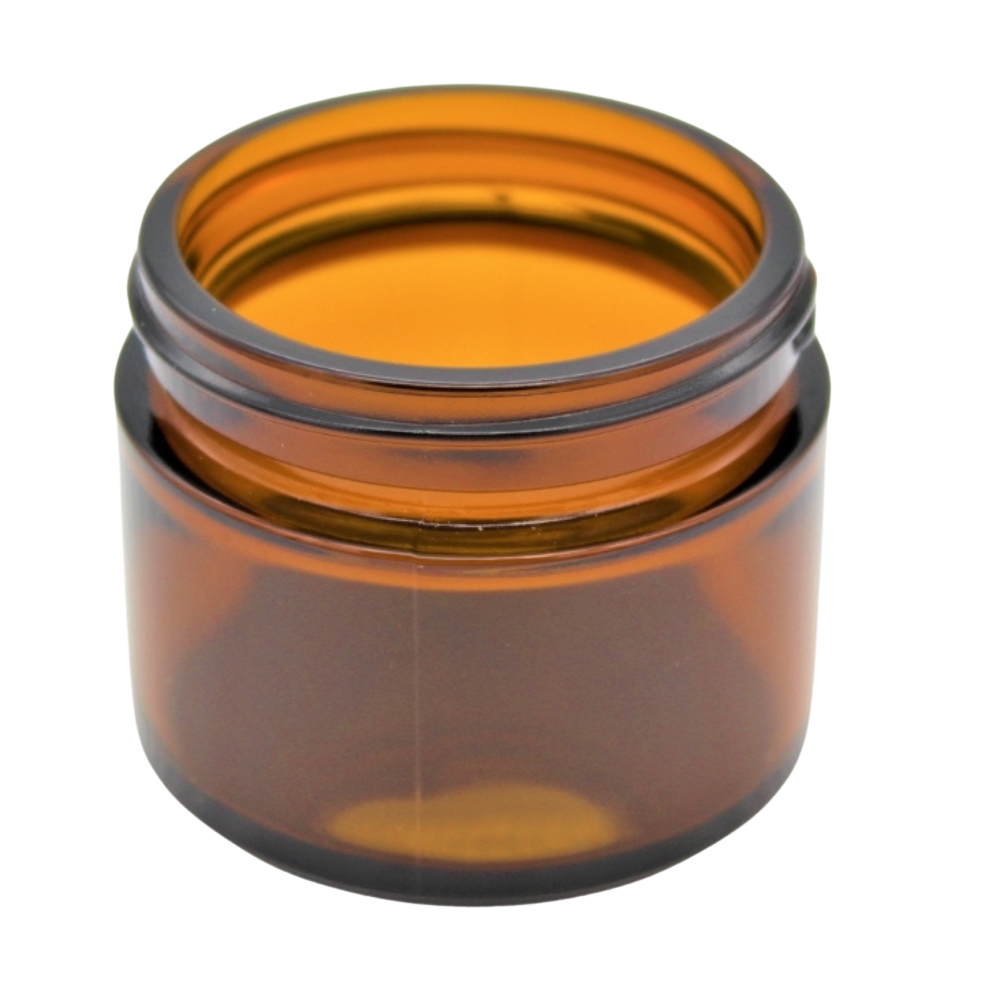 50ml Glastiegel braun