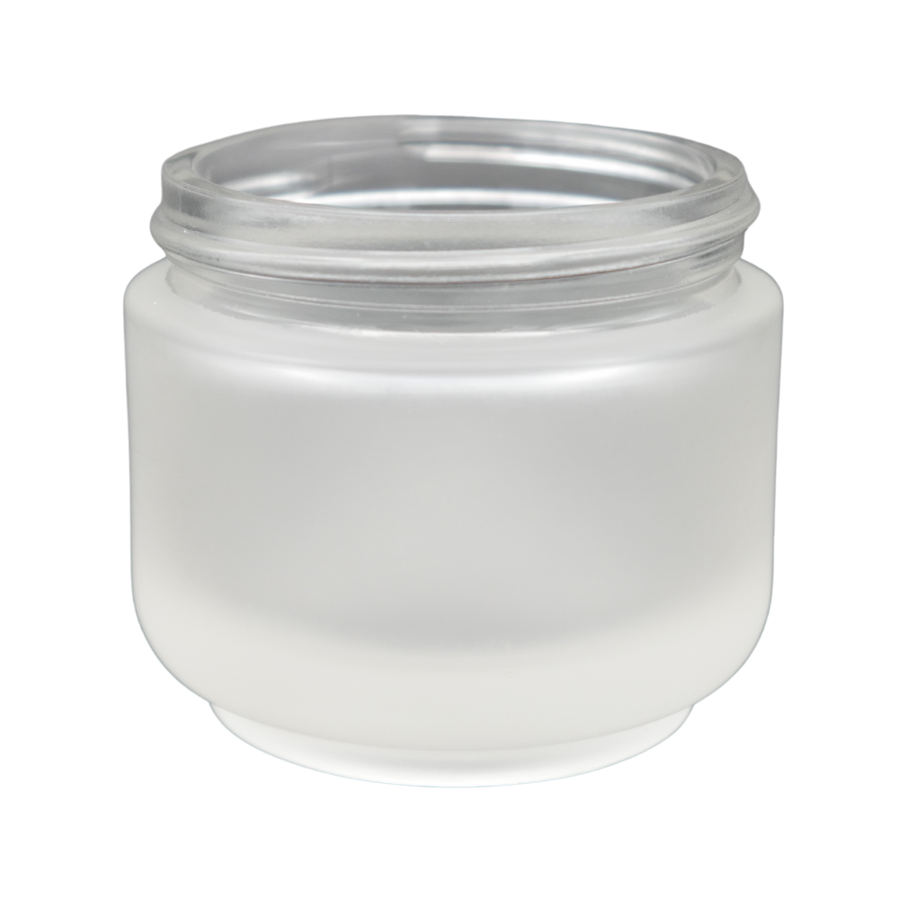 50ml Glastiegel mit Sockel