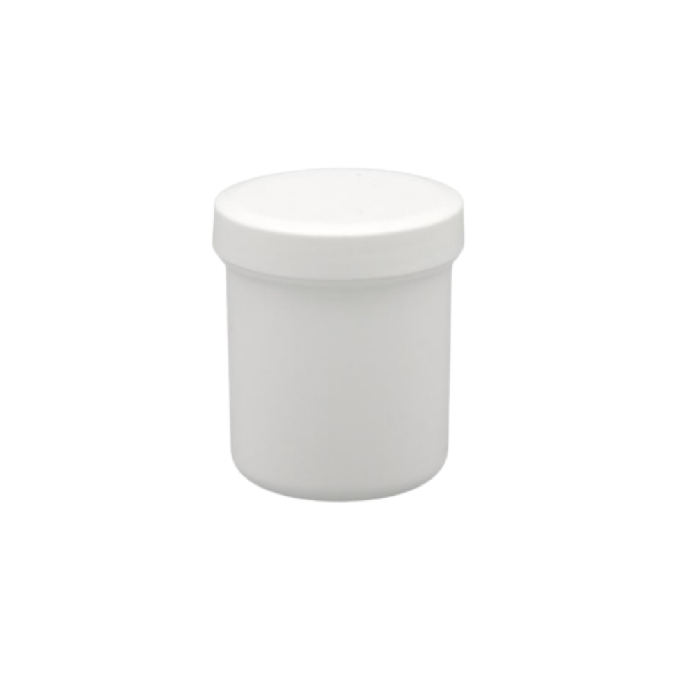 20g/25ml Schraubdose weiß mit weißem Verschluss