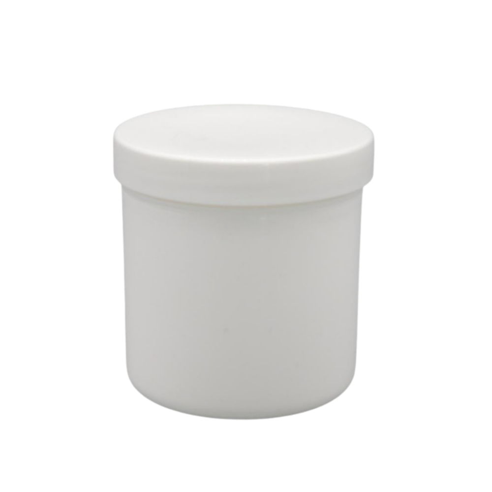100g/125ml Schraubdose weiß mit weißem Verschluss