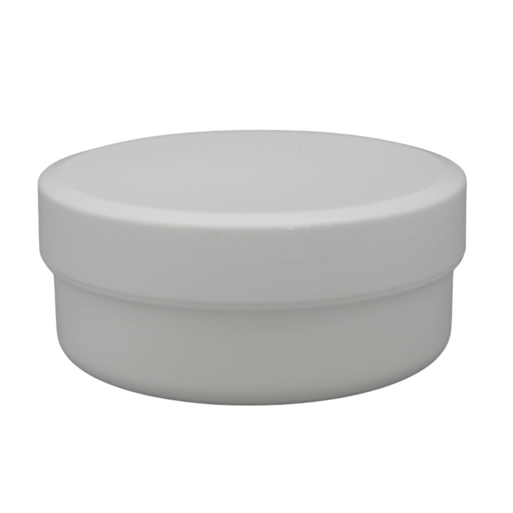 100g/125ml Schraubdose weiß mit weißem Verschluss