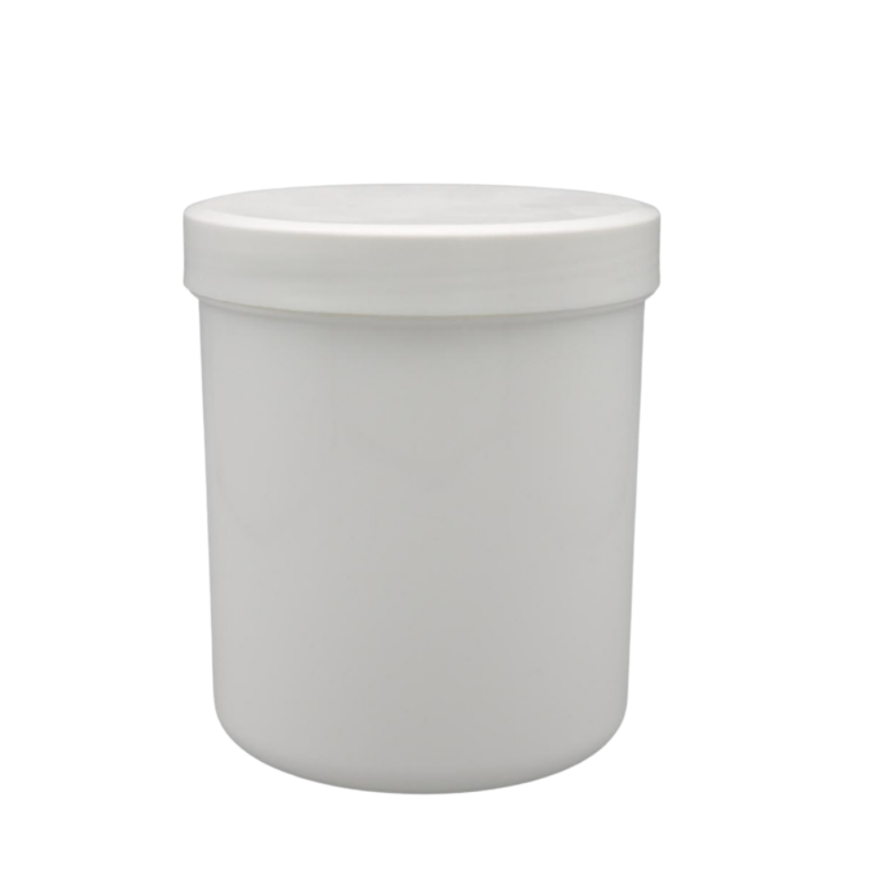 500g/625ml Schraubdose weiß mit weißem Verschluss