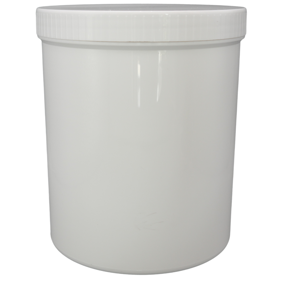 2000ml/2126ml Schraubdose weiß mit weißem Verschluss