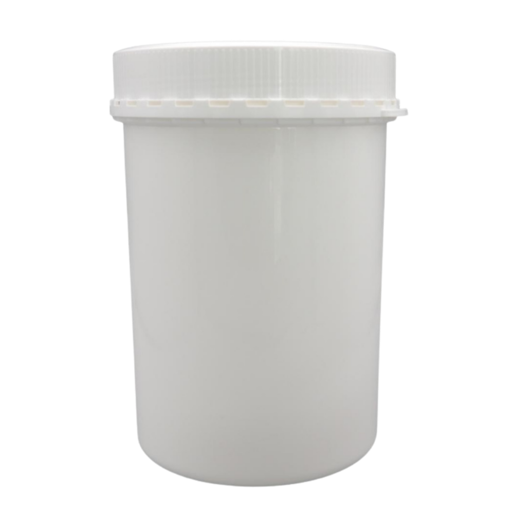 1000g/1250ml Schraubdose OV weiß mit Sicherheitsverschluss