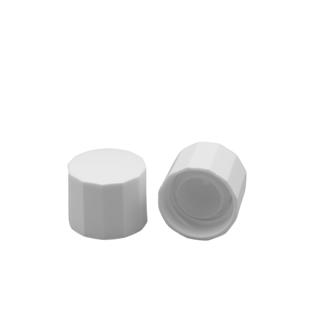 Verschluss weiß mit Spritzeinsatz für Rechteckflaschen