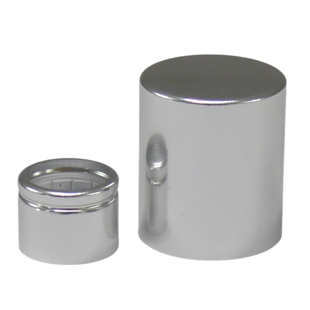 Kappe und Kragen silber für FEA15 Zerstäuber