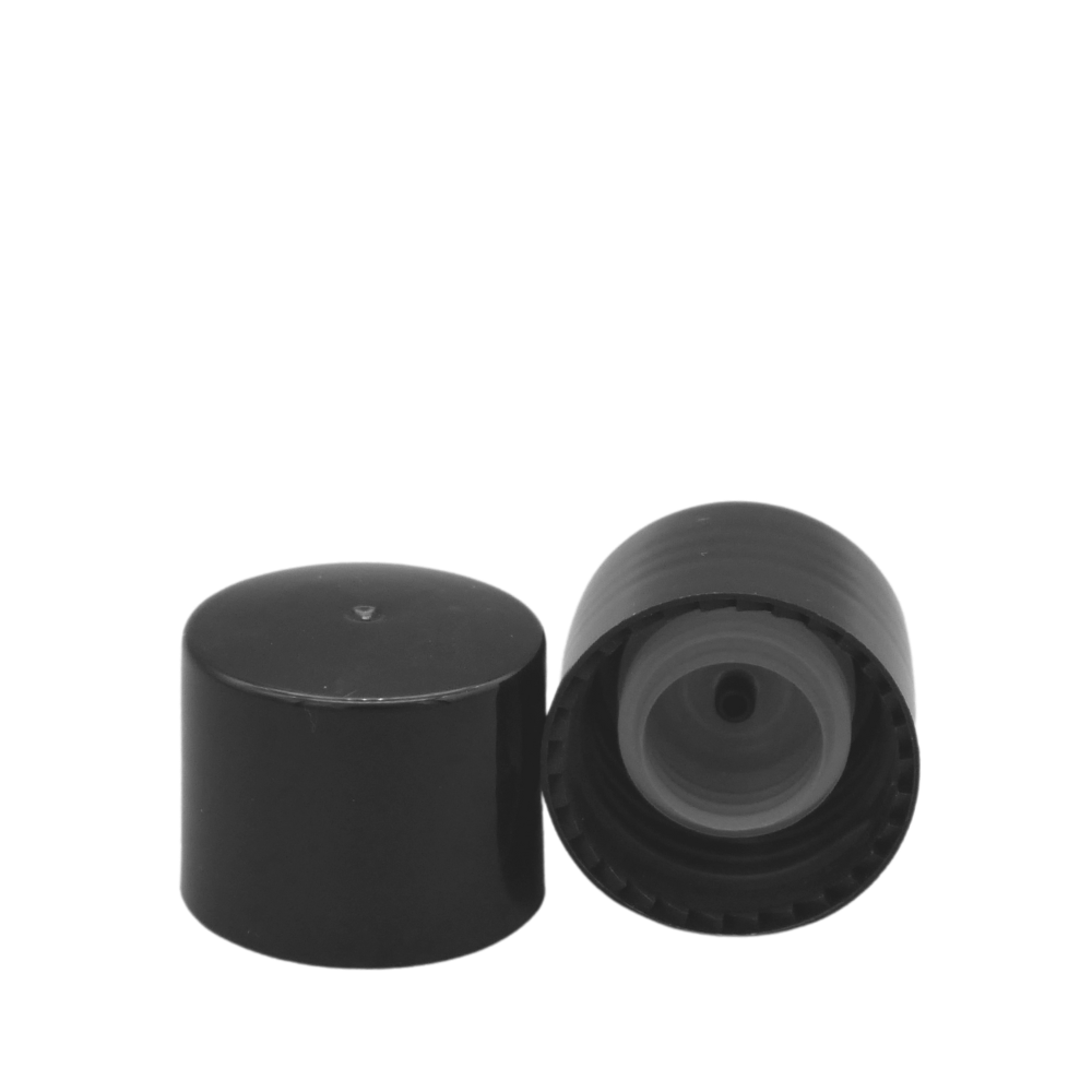 Verschluss schwarz mit Spritzeinsatz GCMI 24