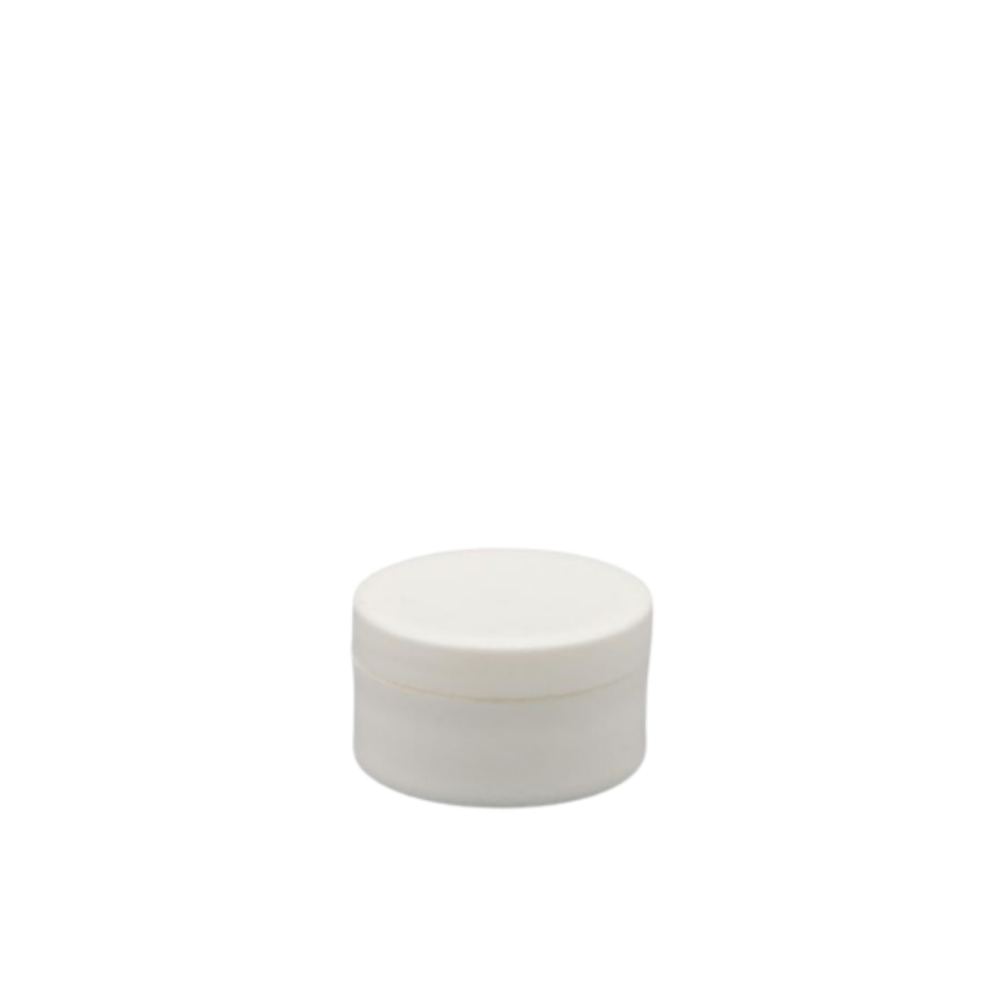 5g/6ml Schraubdose weiß mit weißem Verschluss