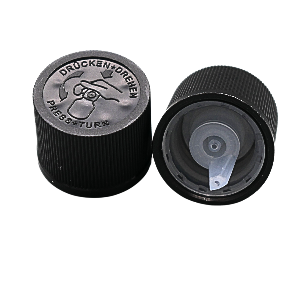 Senkrechttropfermontur 1,0mm schwarz, DIN18