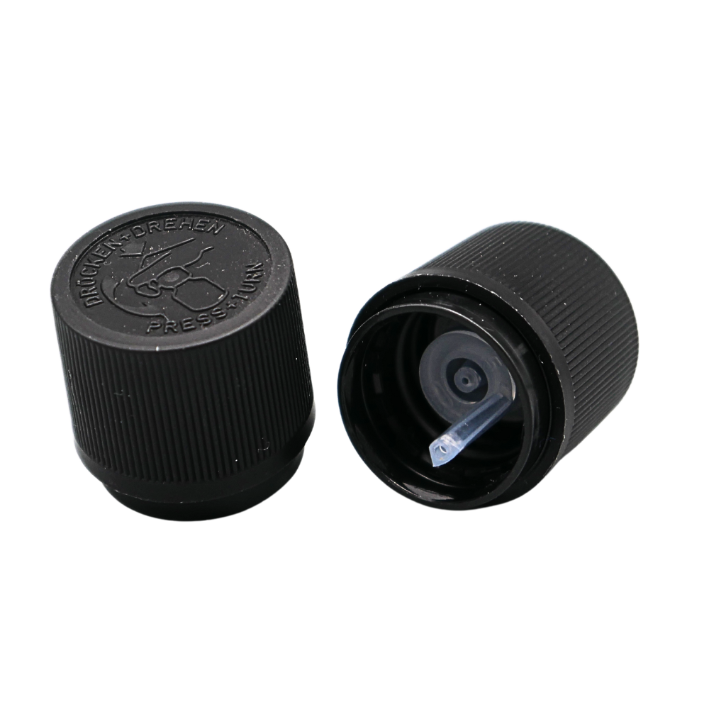 Senkrechttropfermontur 0,7mm schwarz, DIN18