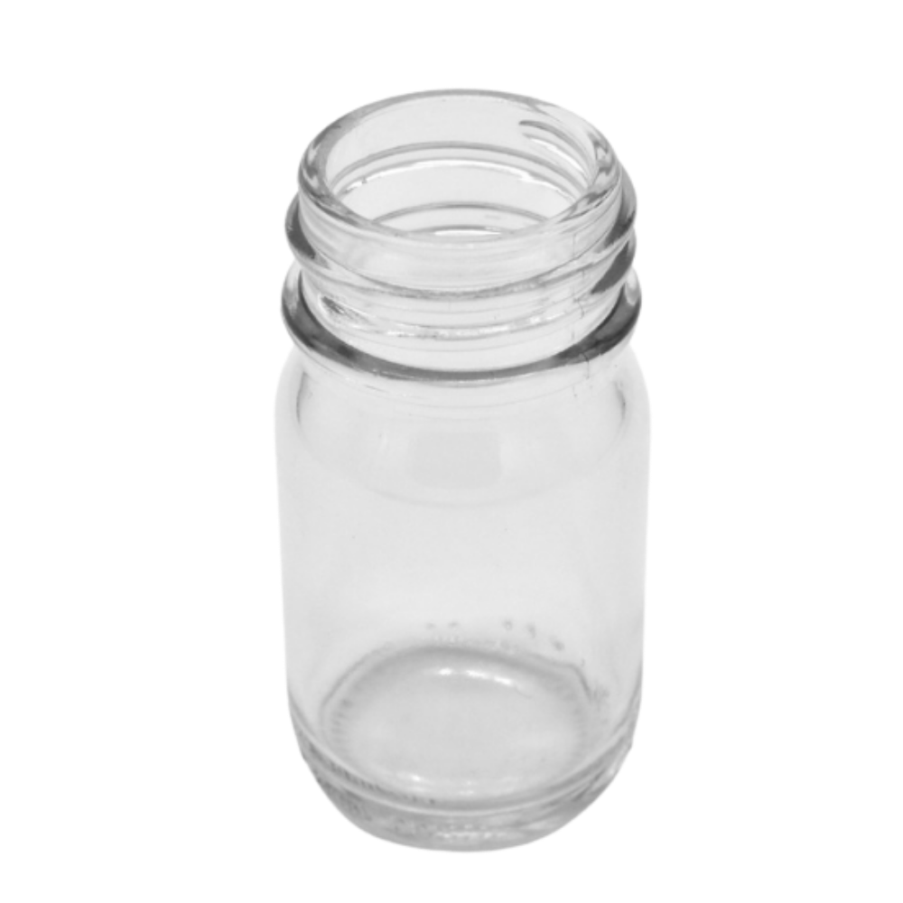 30ml Weithalsflasche klar