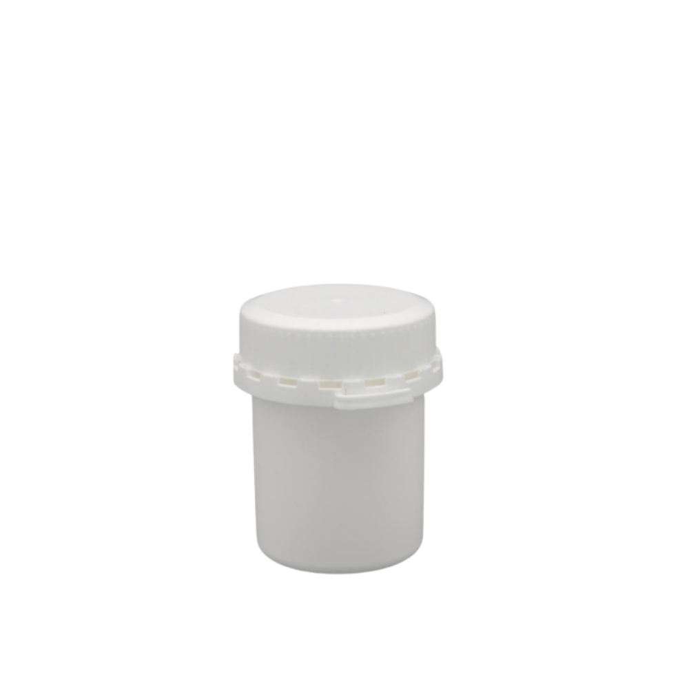 50g/60ml Schraubdose OV weiß mit Sicherheitsverschluss