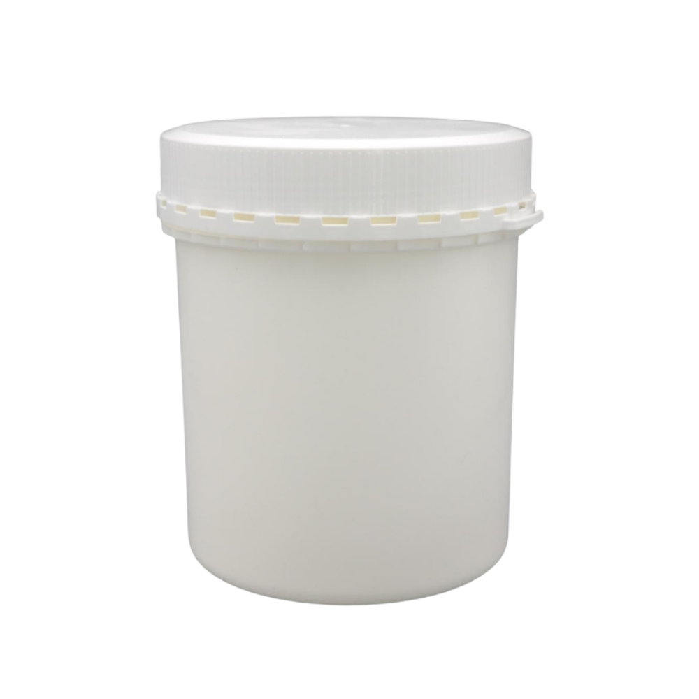 800g/1000ml Schraubdose OV weiß mit Sicherheitsverschluss