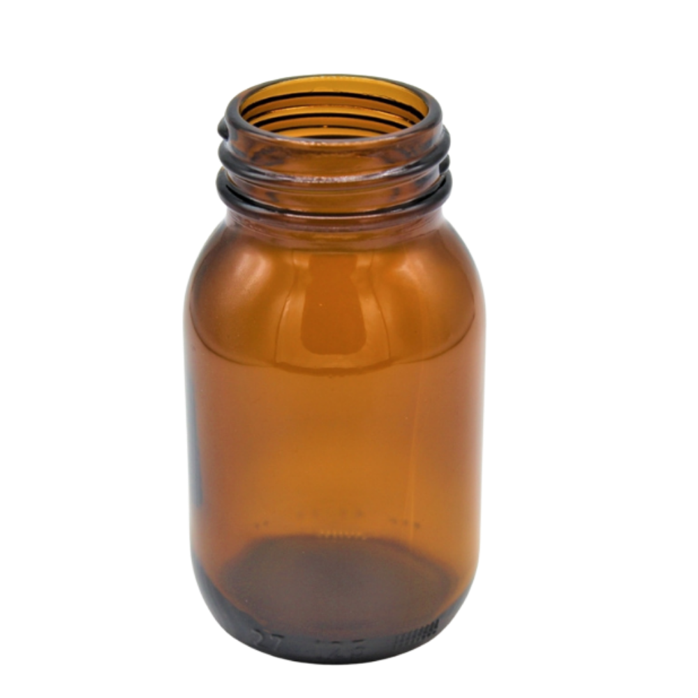 125ml Weithalsflasche braun