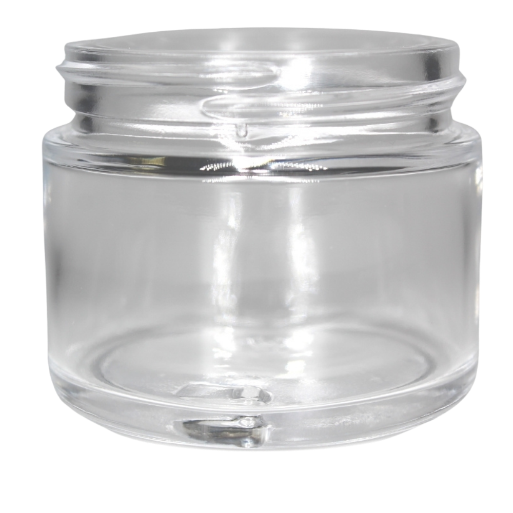 50ml Glastiegel klar