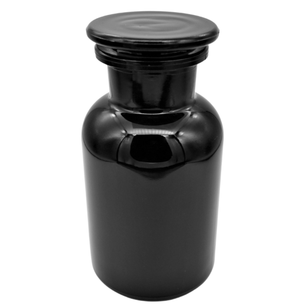 250ml VIOLETT Apothekerflaschen mit Glasstopfen