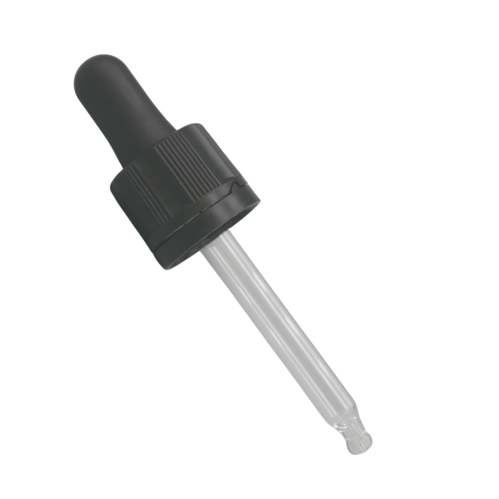 Pipette 70mm schwarz, DIN18