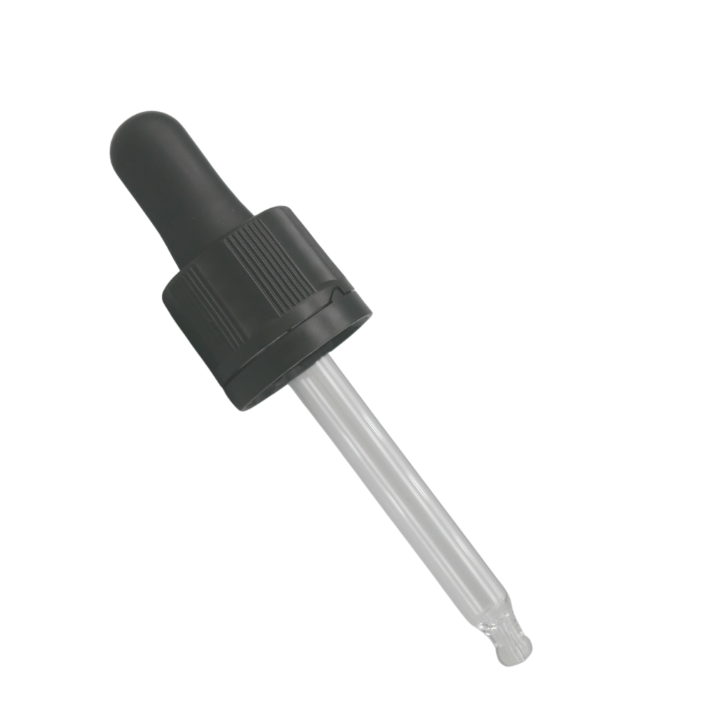 Pipette 70mm schwarz, DIN18