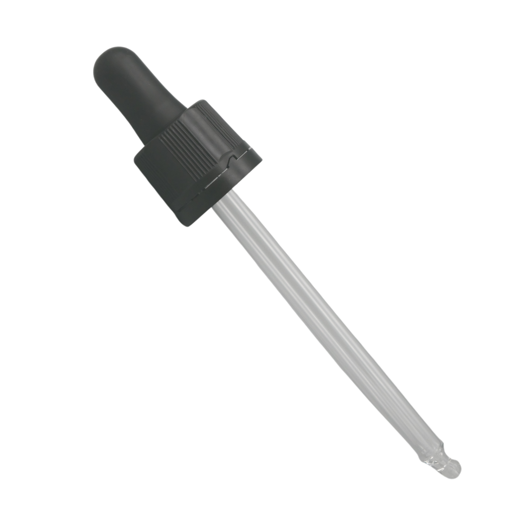 Pipette 89mm schwarz, DIN18
