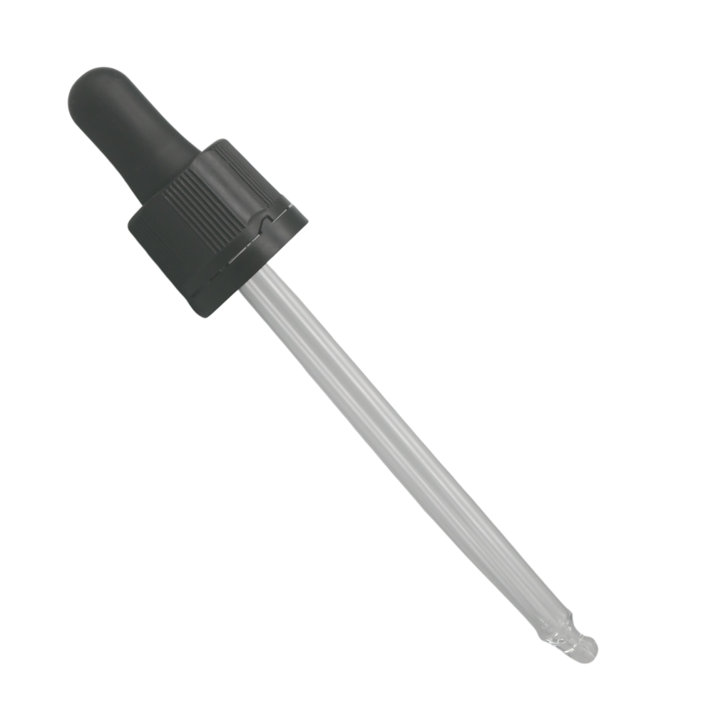 Pipette 89mm schwarz, DIN18