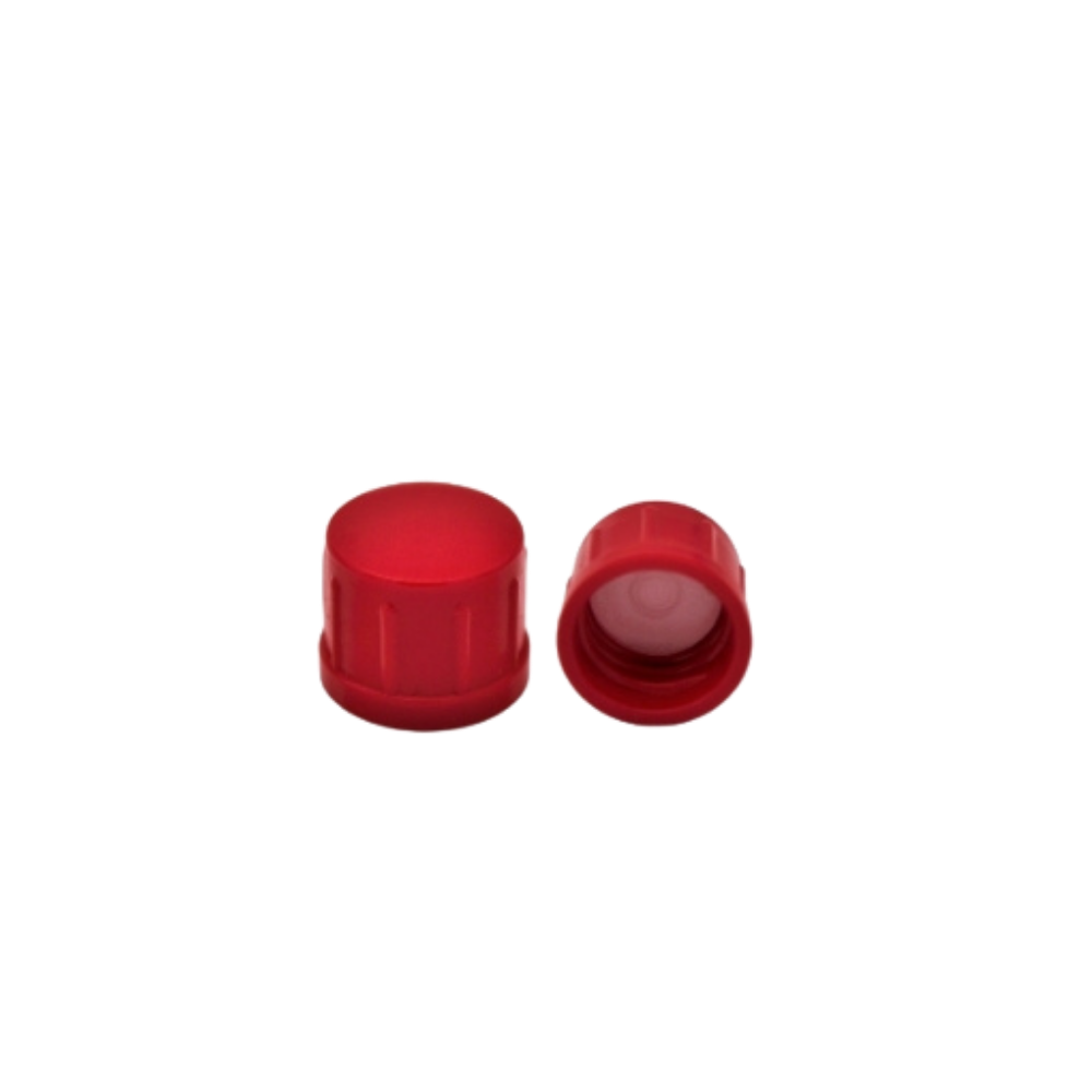 Verschluss rot, Gewinde 12mm