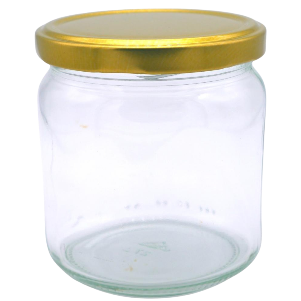 500ml Konservenglas mit goldenem Twist-off