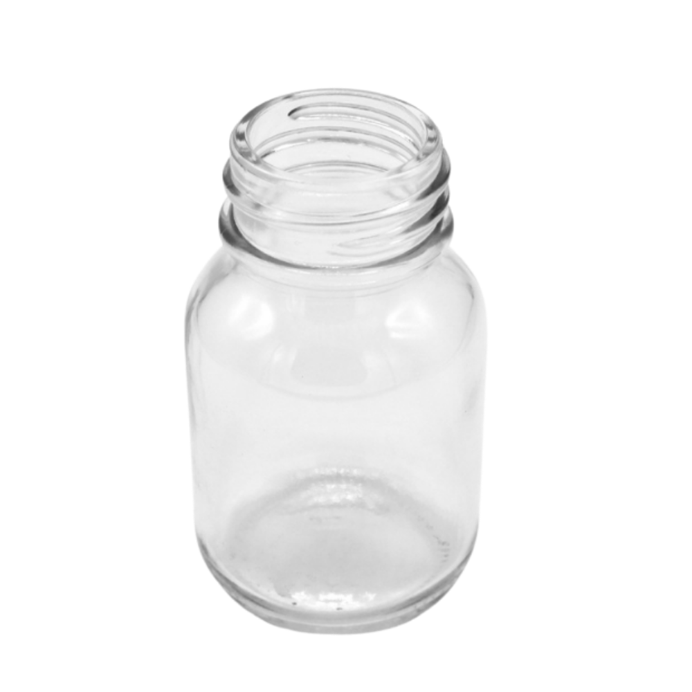 50ml Weithalsflasche klar