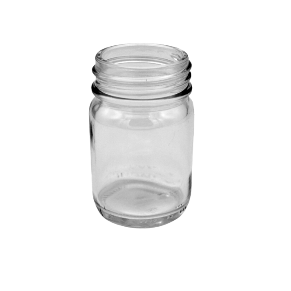 50ml Zylinder-Weithalsflasche klar
