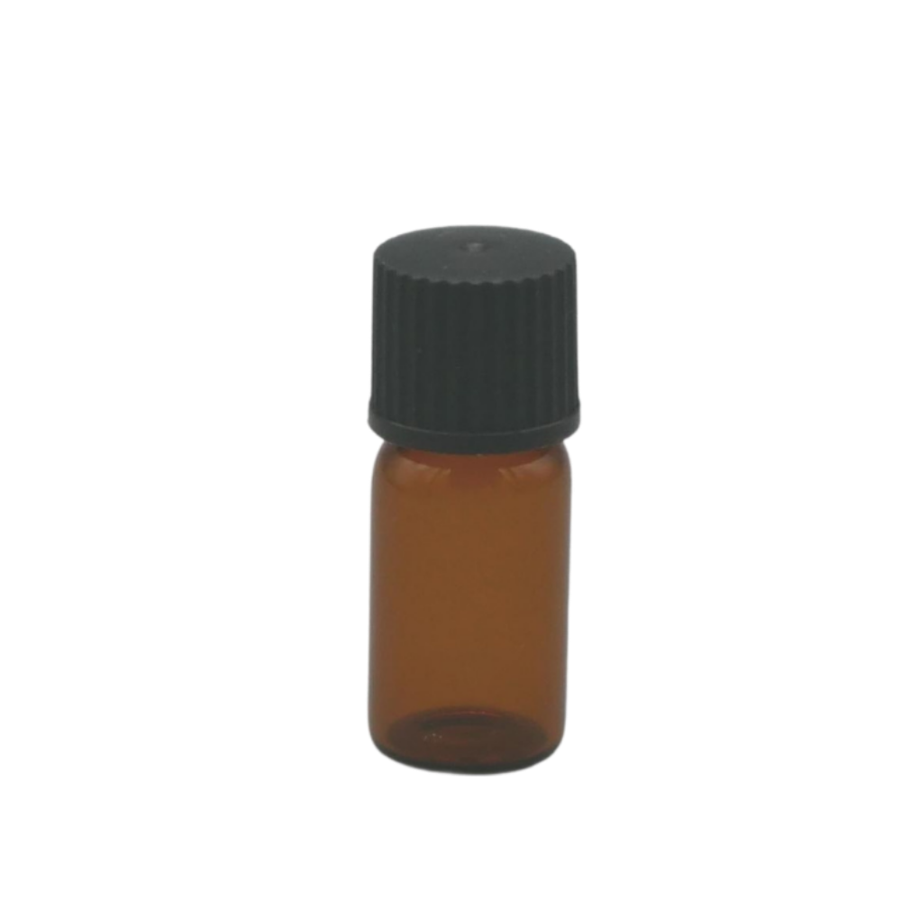 1ml Gewindeflasche braun