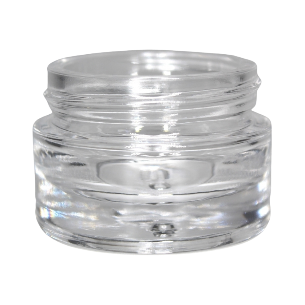 15ml Glastiegel klar