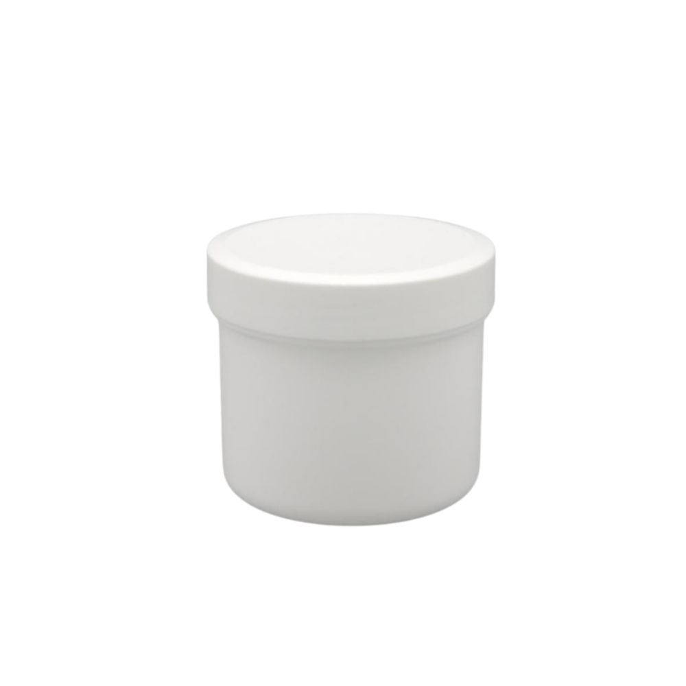75g/90ml Schraubdose weiß mit weißem Verschluss