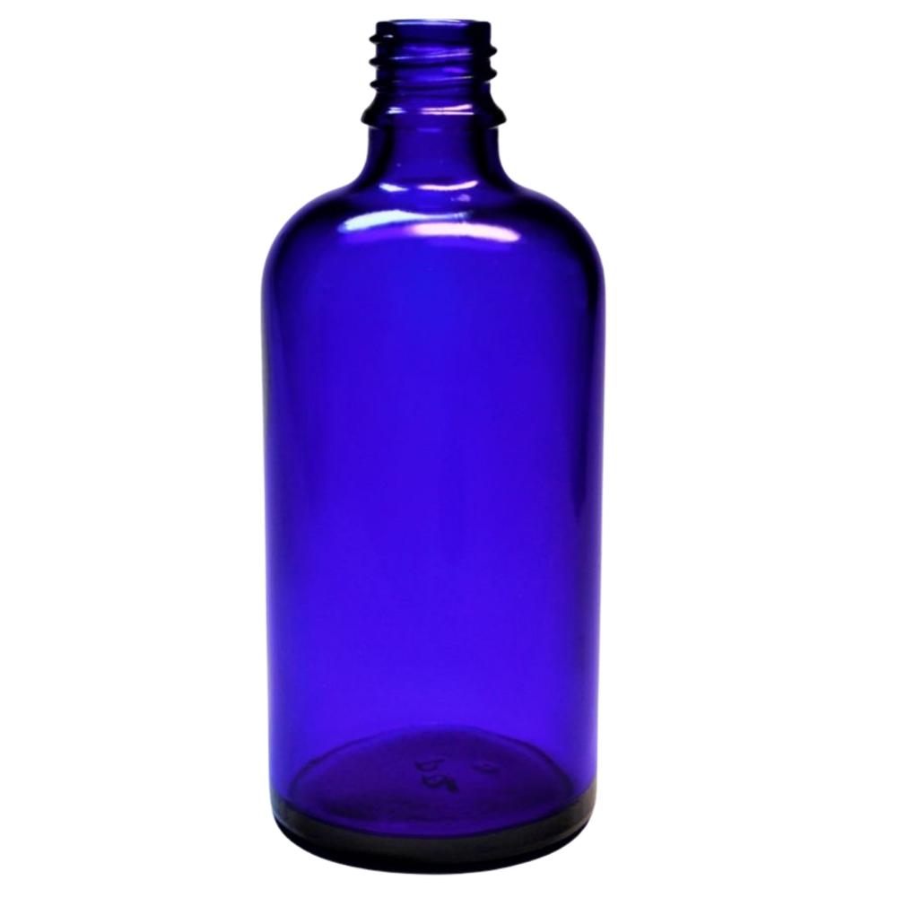 100ml Blauglasflasche