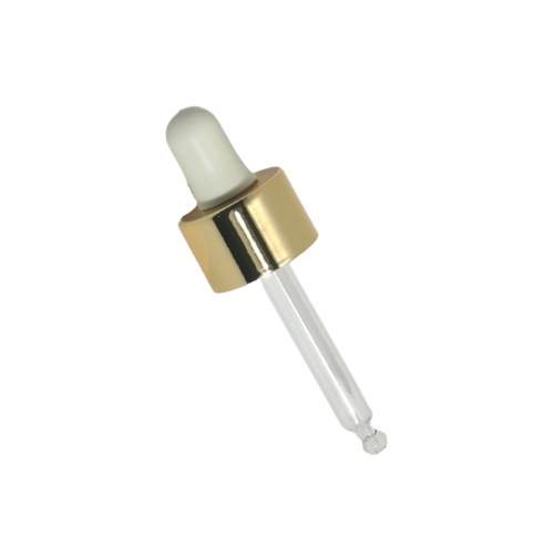 Pipette 66mm gold/weiß, GCMI 22/410