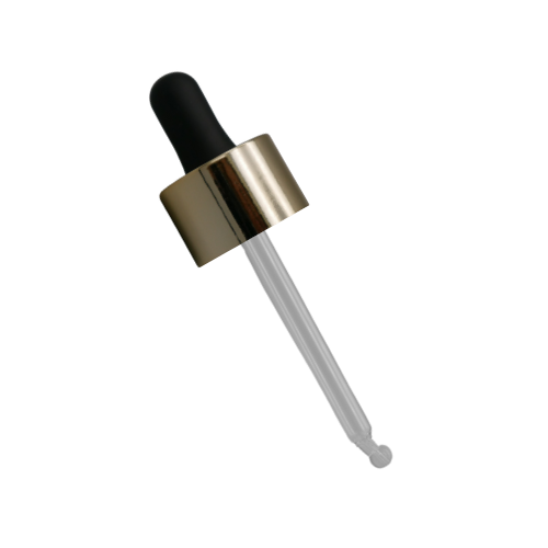 Pipette 80mm gold/schwarz, GCMI 24/410