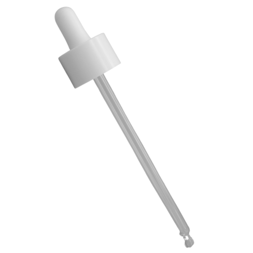 Pipette 126mm weiß, GCMI 24/410